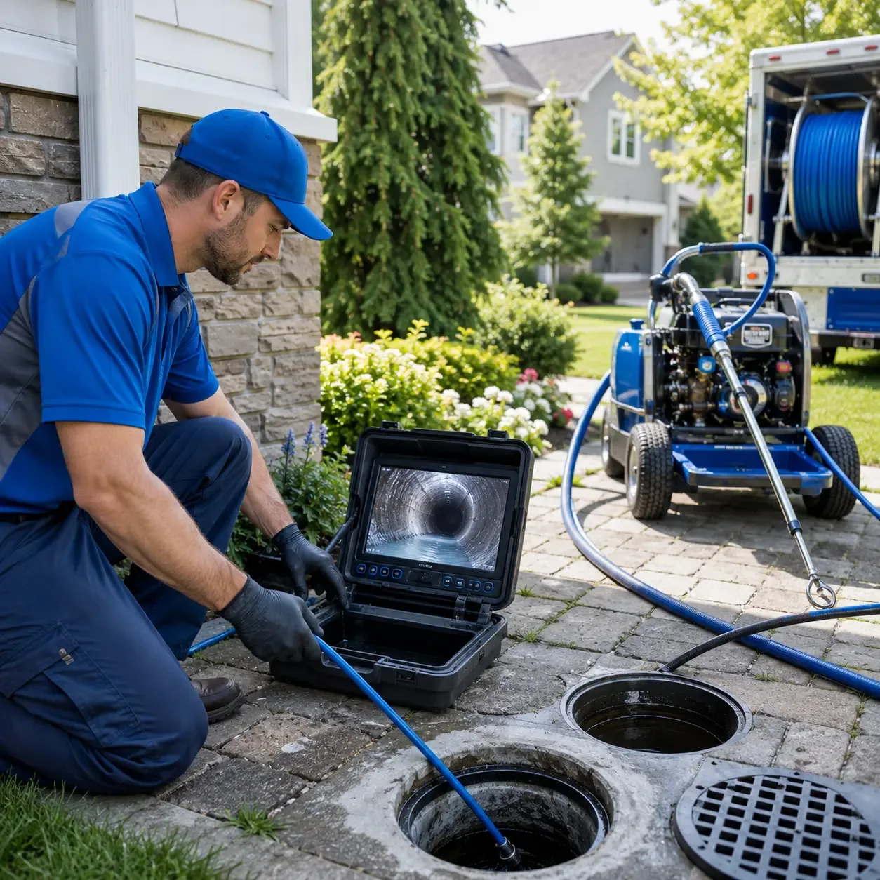 Outdoor drain cleaning professionals serving Bock, MN